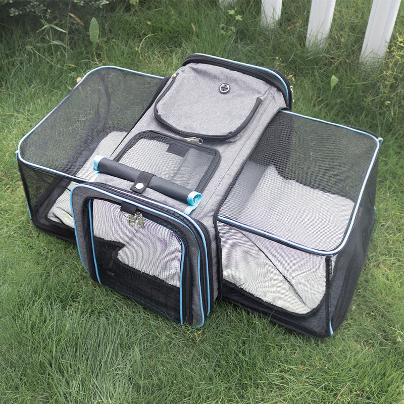 Pawlyn foldable pet travel carrier – full product view
