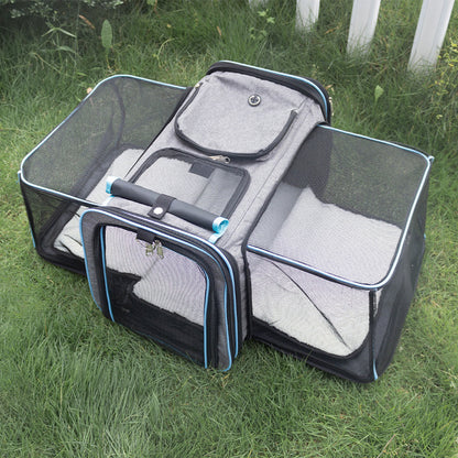 Pawlyn foldable pet travel carrier – full product view