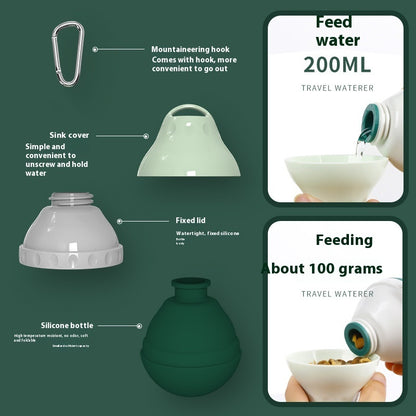 Pawlyn travel water cup in forest green