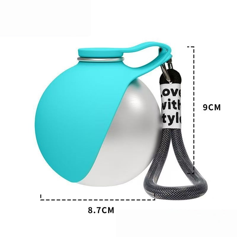 Pawlyn dog water bottle packaging and included accessories