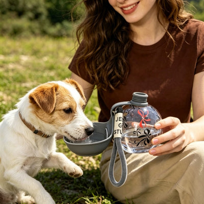 Pawlyn On-The-Go Pet Water Bottle – Rigid Cap Dispenser