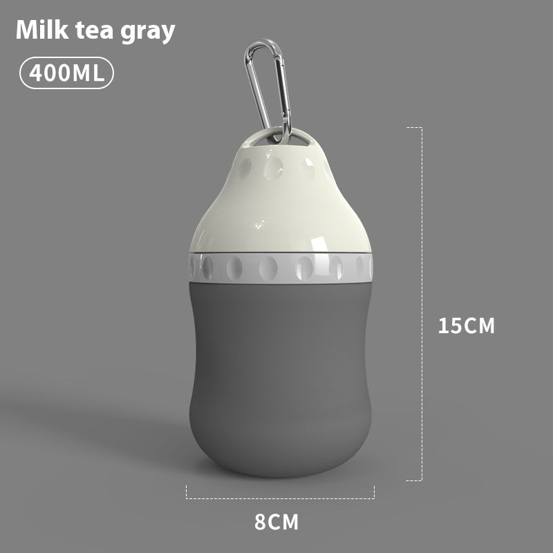 Pawlyn water cup size comparison, 200ml vs 400ml