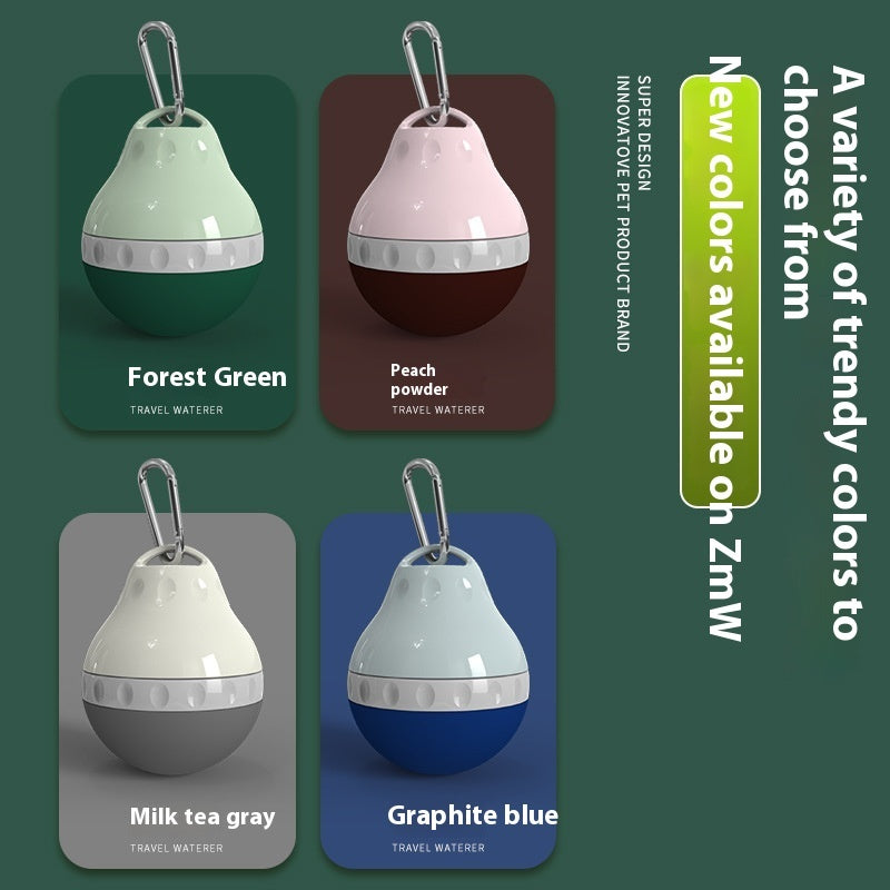 Pawlyn foldable water cup folded flat for storage